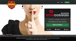 Desktop Screenshot of incontri-extraconiugali.com